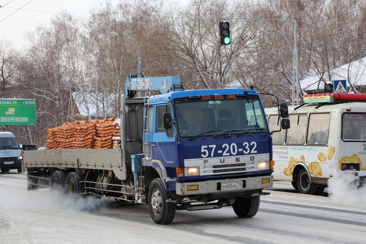 Томская область, № О 455 ВЕ 70 — Mitsubishi Fuso The Great