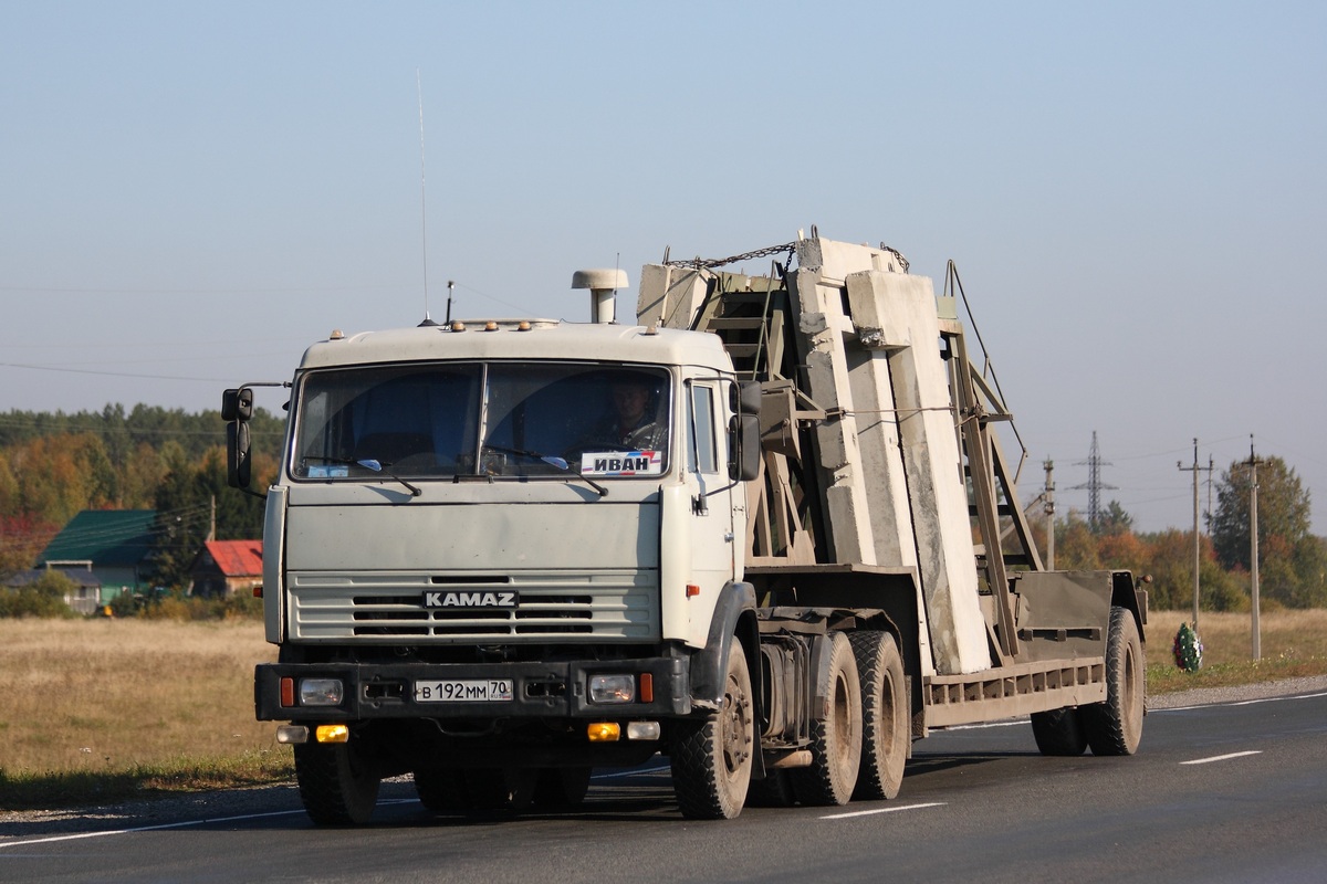 Томская область, № В 192 ММ 70 — КамАЗ-54115 [541150]