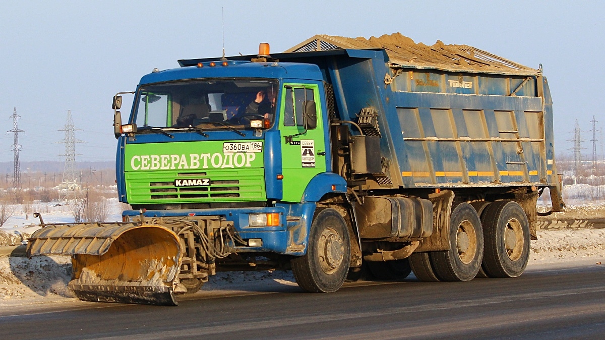 Ханты-Мансийский автоном.округ, № О 360 ВА 186 — КамАЗ-6520-06 [65200F]