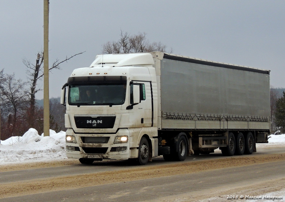 Воронежская область, № Х 828 ТХ 36 — MAN TGX ('2007) (общая модель)