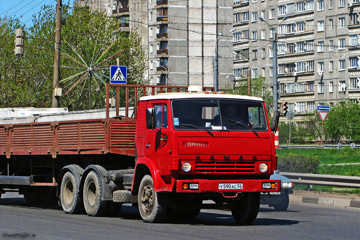 Нижегородская область, № У 590 АС 52 — КамАЗ-5410