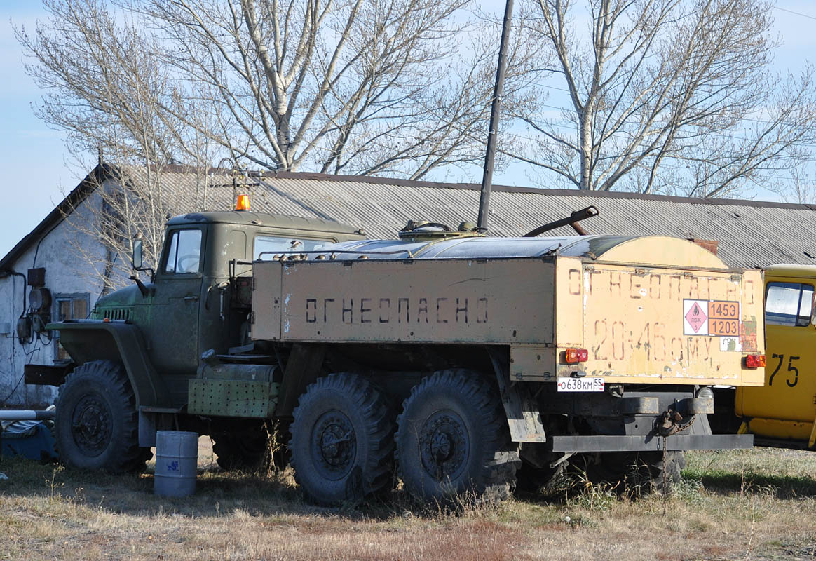 Омская область, № О 638 КМ 55 — Урал-375Е