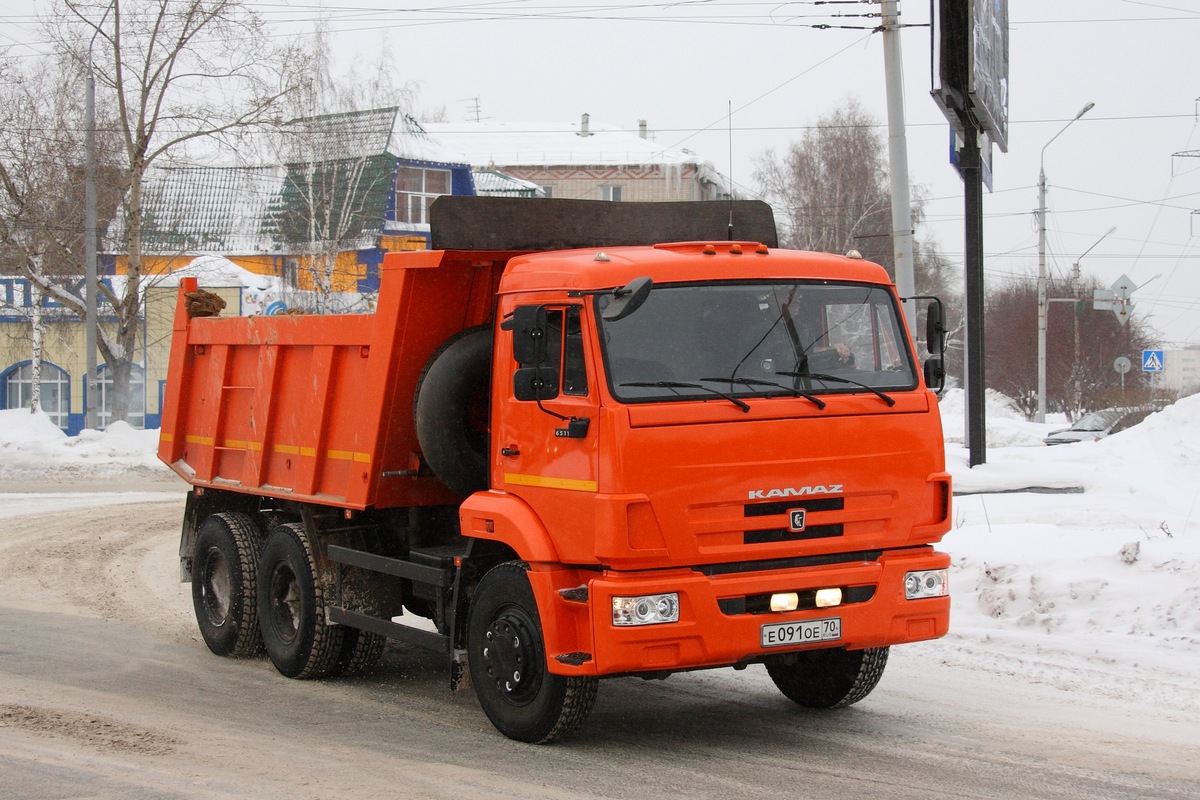 Томская область, № Е 091 ОЕ 70 — КамАЗ-65115-N3(78)