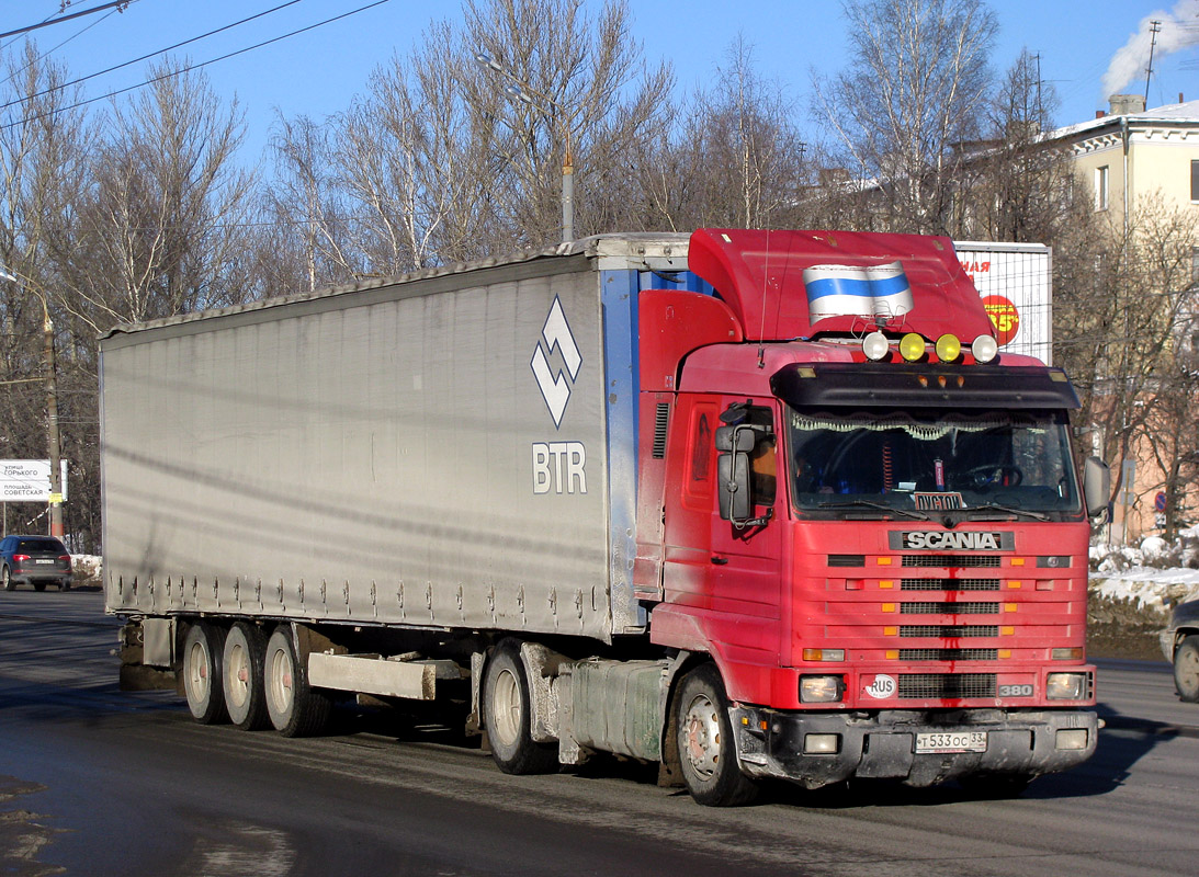 Владимирская область, № Т 533 ОС 33 — Scania (III) R113M