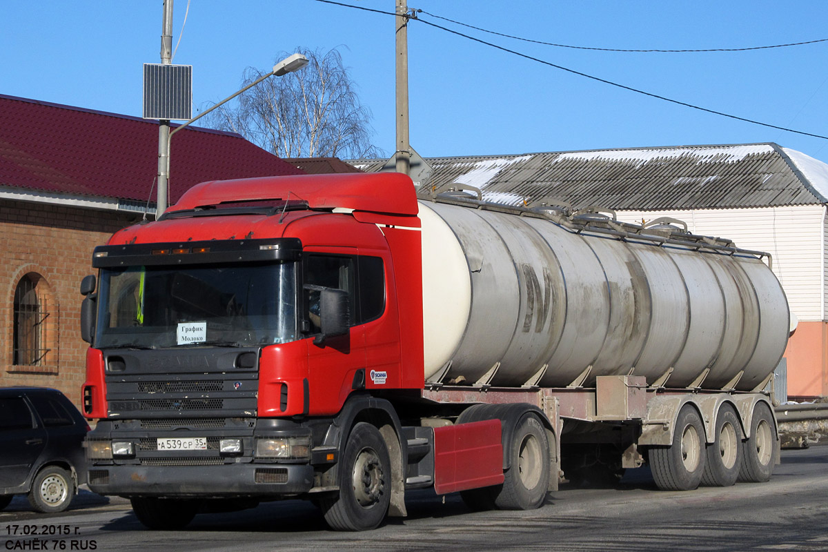 Вологодская область, № А 539 СР 35 — Scania ('1996) P340