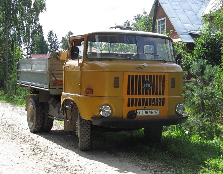 Ленинградская область, № А 108 ВН 47 — IFA W50L/K