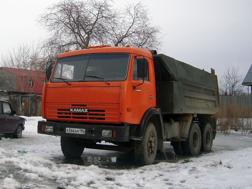 Ханты-Мансийский автоном.округ, № А 566 АМ 186 — КамАЗ-5511