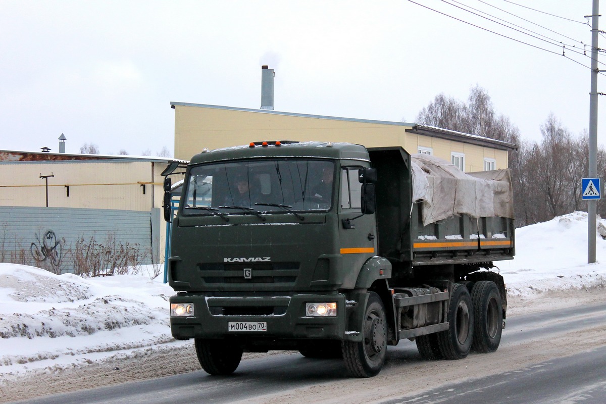 Томская область, № М 004 ВО 70 — КамАЗ-65115-A4(23)