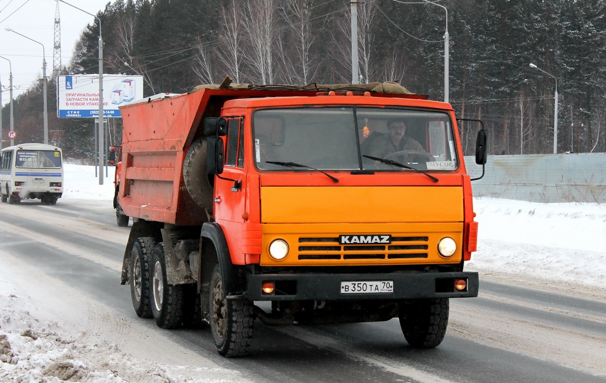 Томская область, № В 350 ТА 70 — КамАЗ-55111 (общая модель)