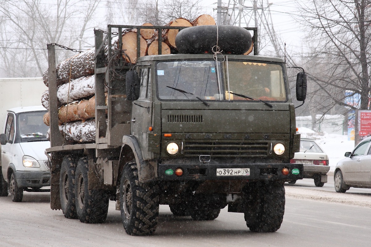 Томская область, № О 392 НР 70 — КамАЗ-43101