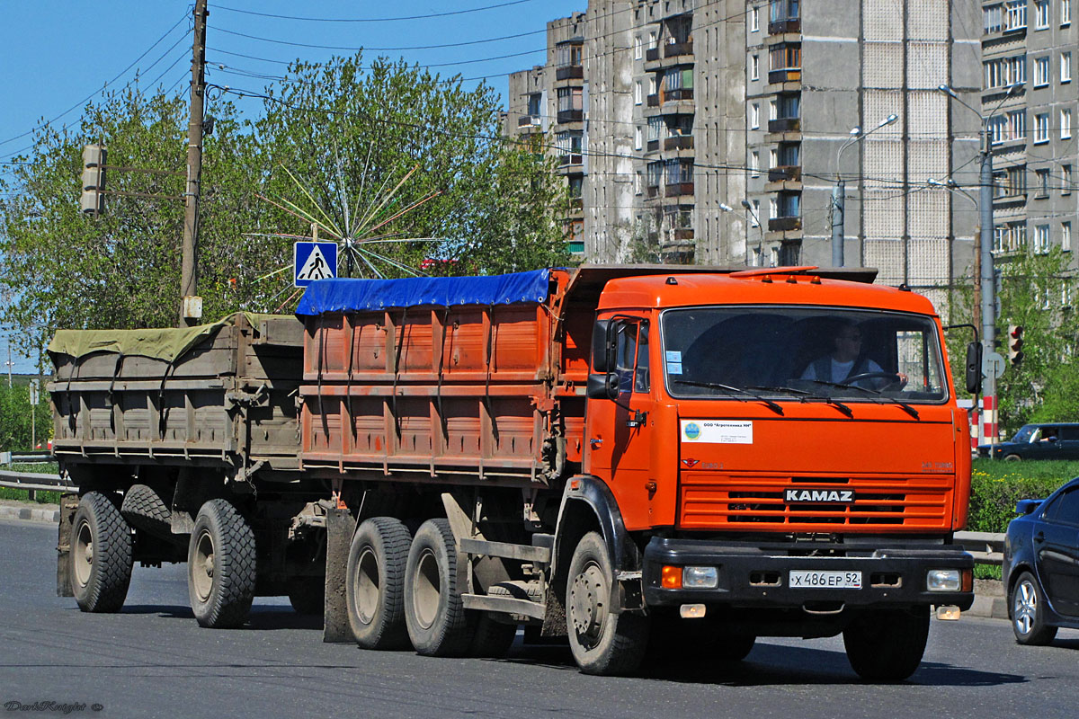 Нижегородская область, № Х 486 ЕР 52 — КамАЗ-65115-15 [65115R]