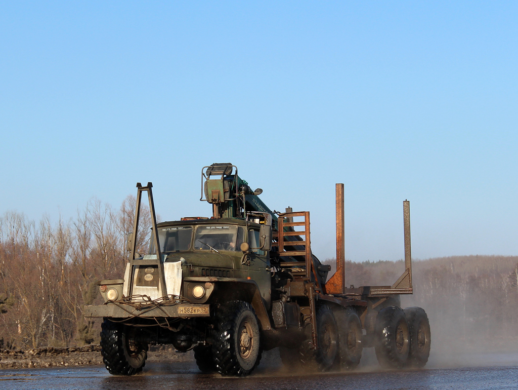 Рязанская область, № Н 582 КР 62 — Урал-4320 (общая модель)