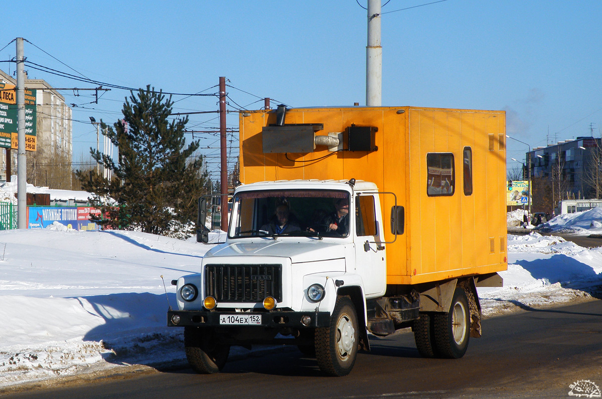 Нижегородская область, № А 104 ЕХ 152 — ГАЗ-3307