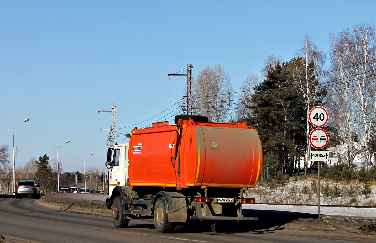 Красноярский край, № В 629 КК 124 — МАЗ-5337A2