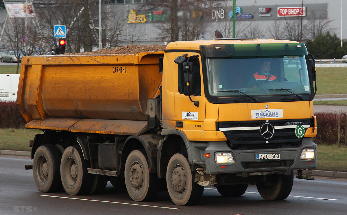 Литва, № DZC 603 — Mercedes-Benz Actros ('2003) 4141