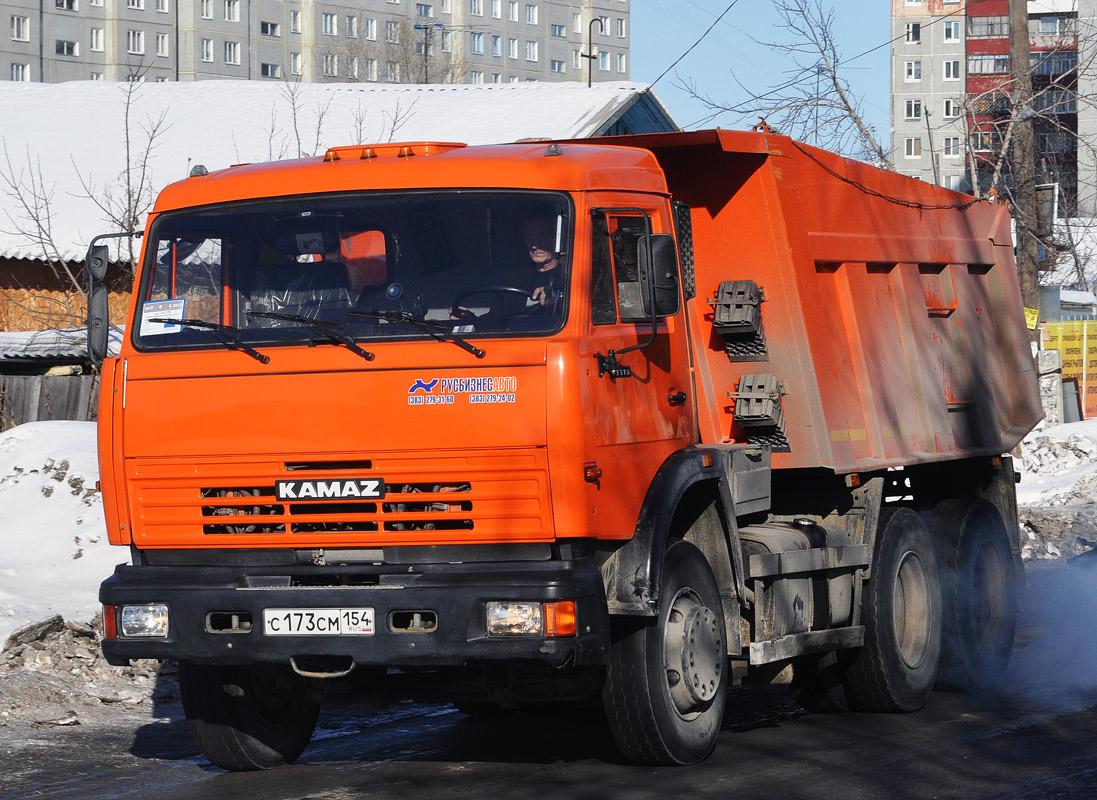 Новосибирская область, № С 173 СМ 154 — КамАЗ-65115 [651150]