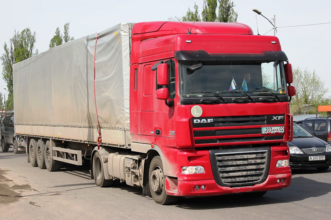 Алматы, № 203 AHA 02 — DAF XF105 FT