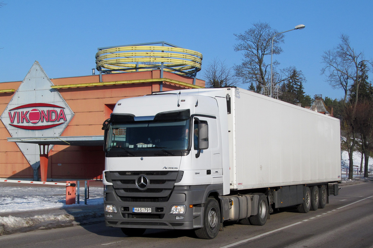 Литва, № HAS 791 — Mercedes-Benz Actros ('2009) 1844