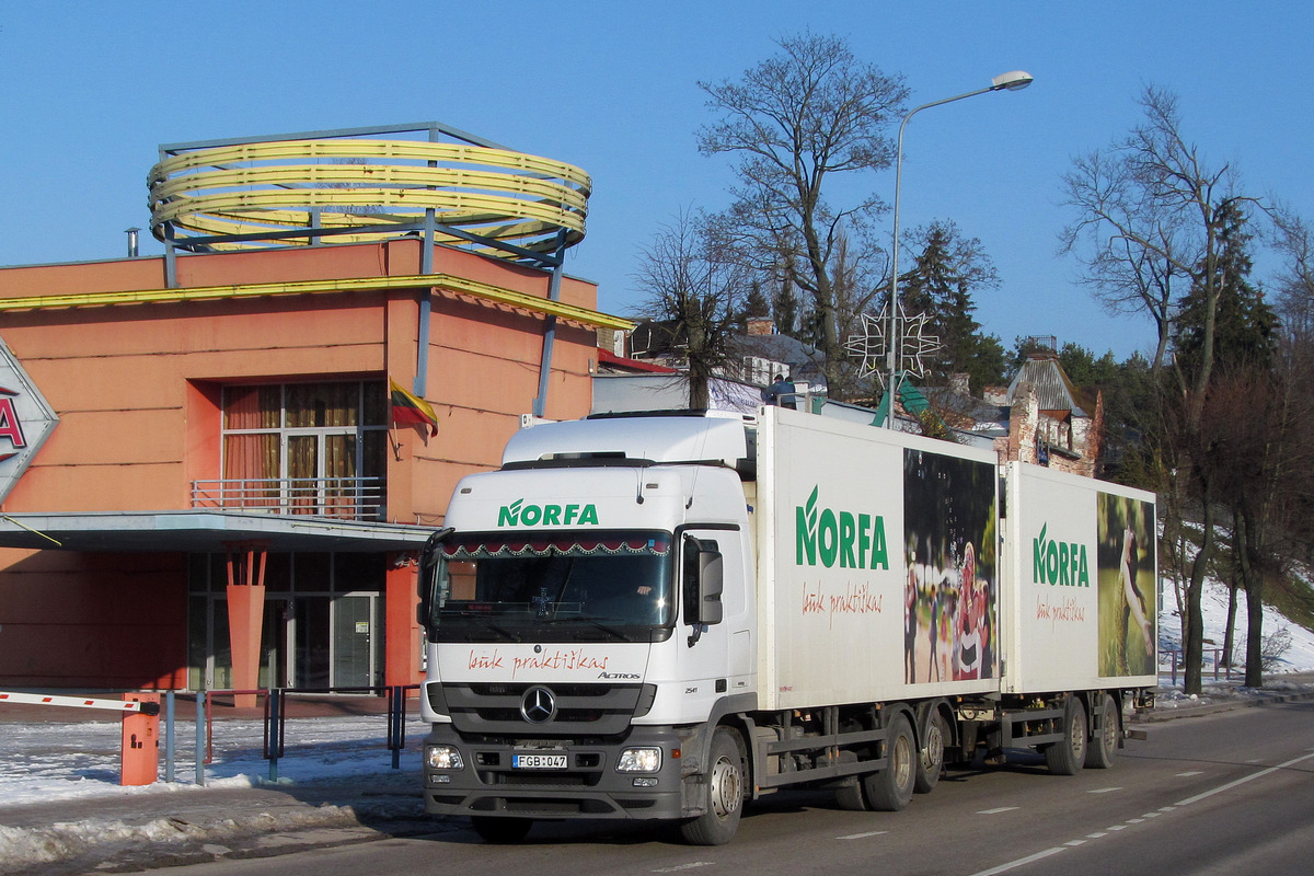 Литва, № FGB 047 — Mercedes-Benz Actros ('2009) 2541