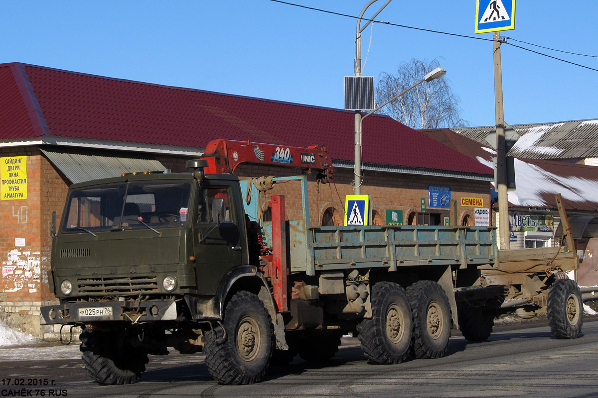 Ярославская область, № Р 025 РН 76 — КамАЗ-43101