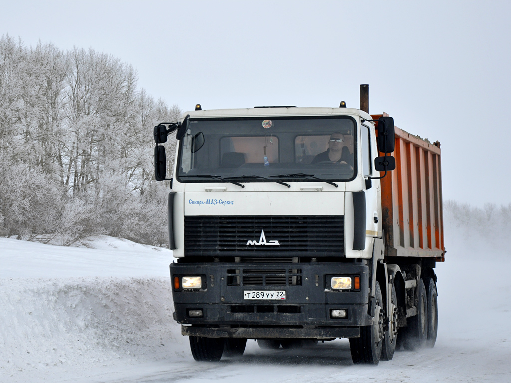 Алтайский край, № Т 289 УУ 22 — МАЗ-6516A9