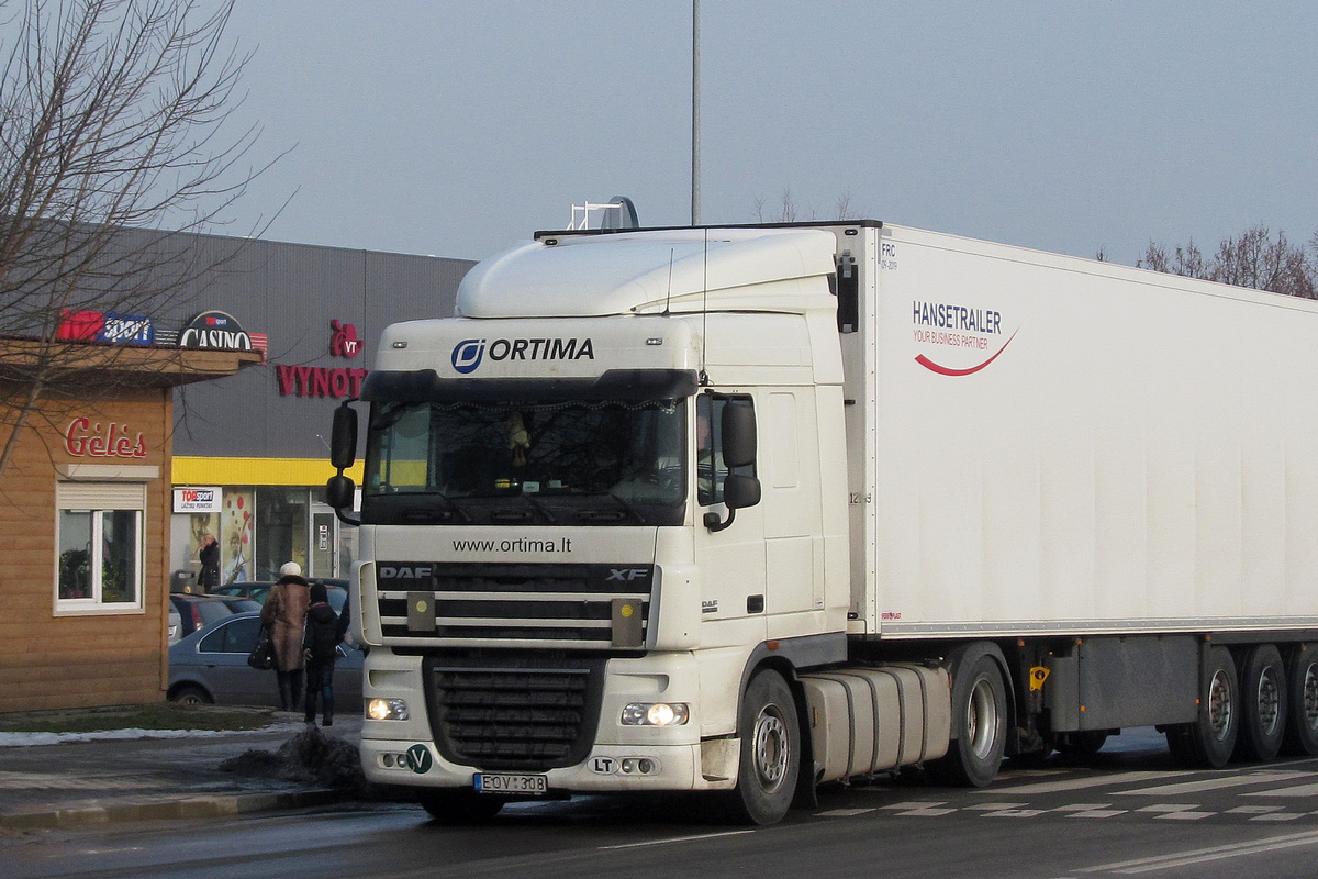 Литва, № EOV 308 — DAF XF105 FT