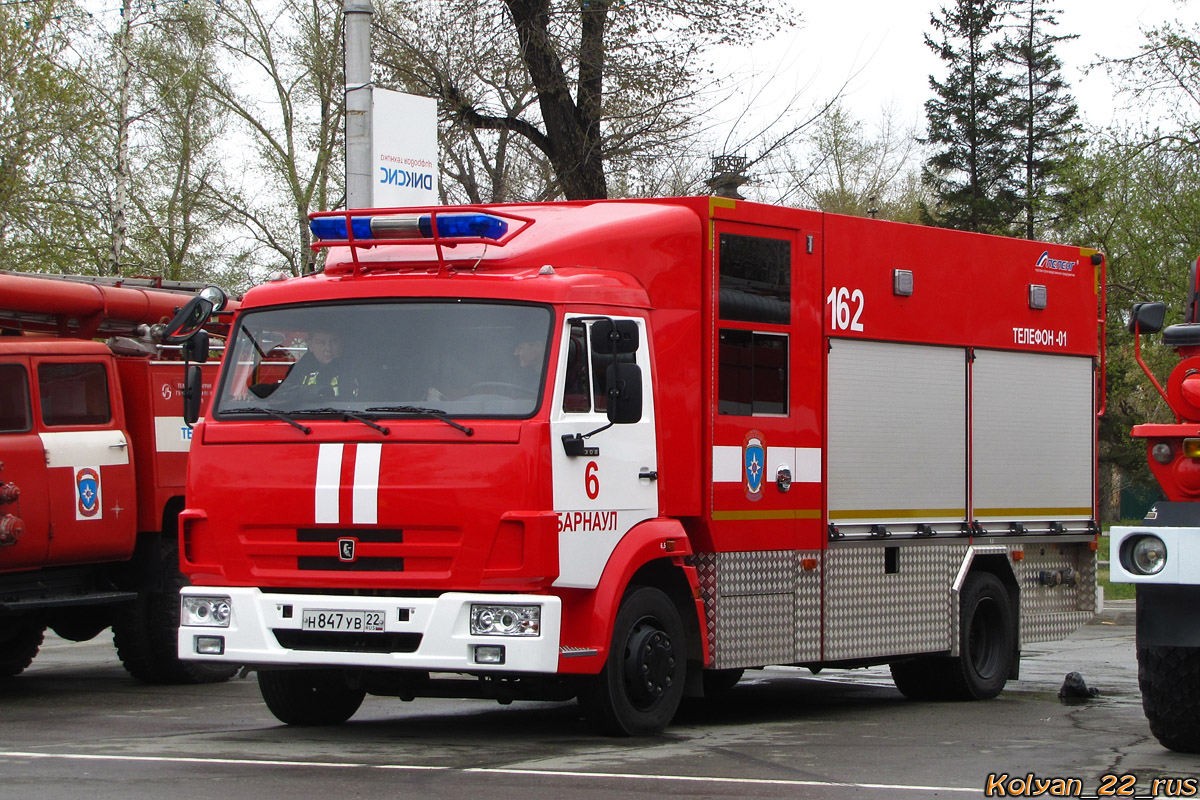 Алтайский край, № 162 — КамАЗ-4308-H3; Алтайский край — День пожарной охраны 2014