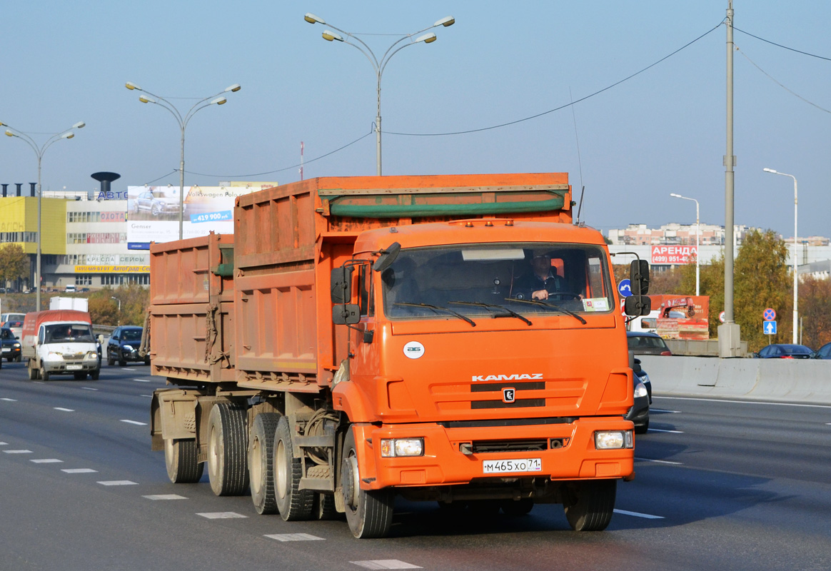 Тульская область, № М 465 ХО 71 — КамАЗ-65115 (общая модель)