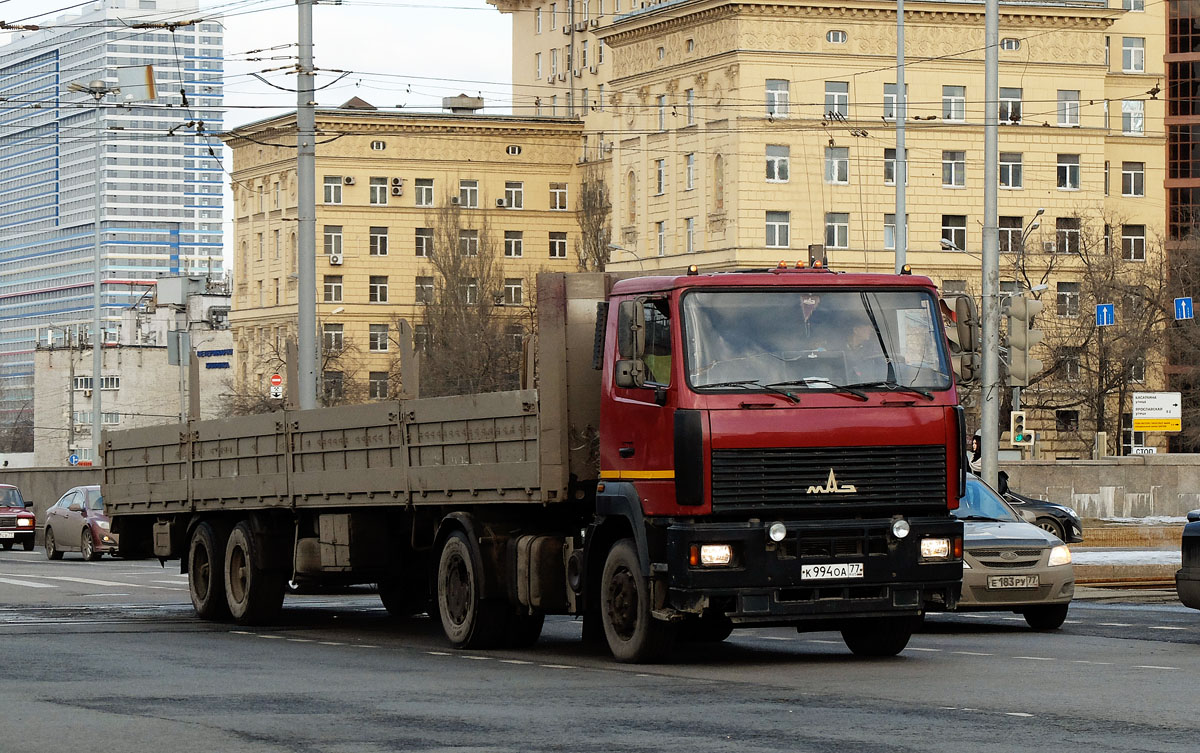 Москва, № К 994 ОА 77 — МАЗ-5440 (общая модель)