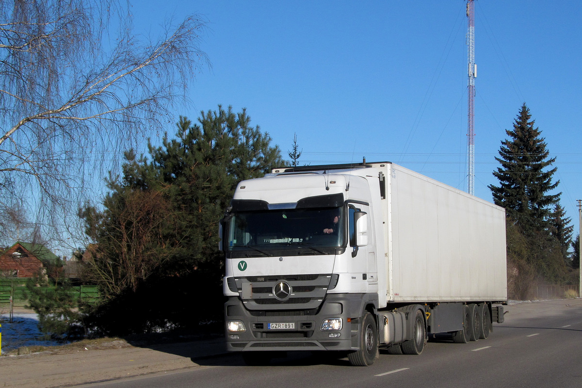 Литва, № GZR 891 — Mercedes-Benz Actros ('2009) 1844