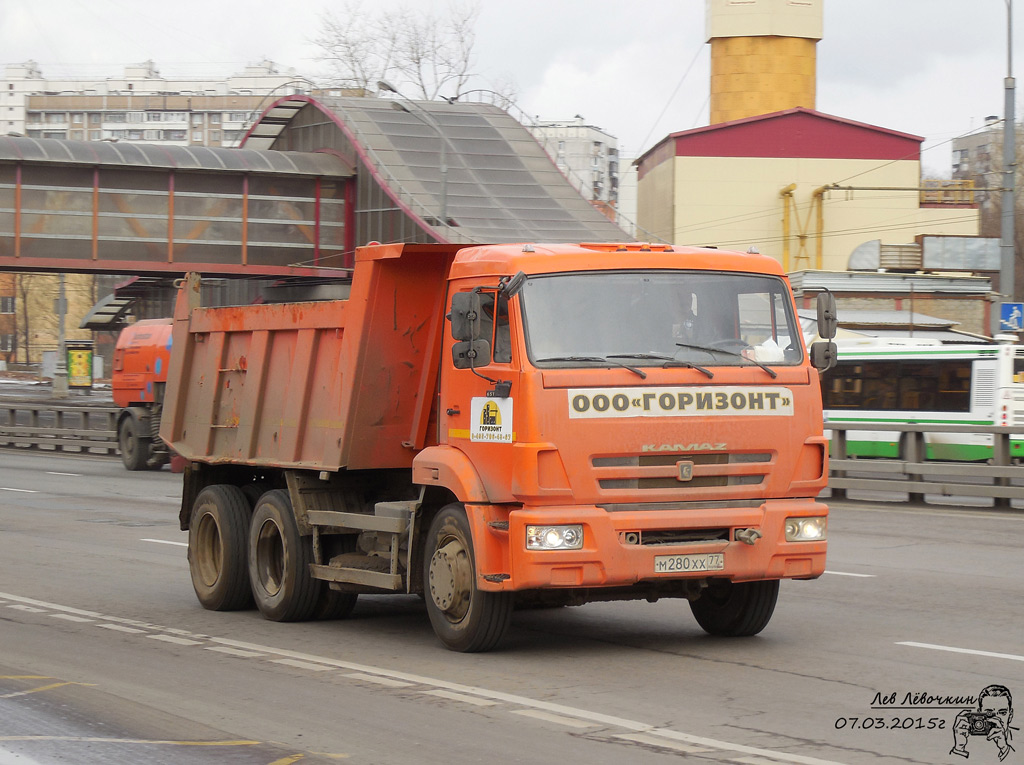 Москва, № М 280 ХХ 77 — КамАЗ-65115 (общая модель)