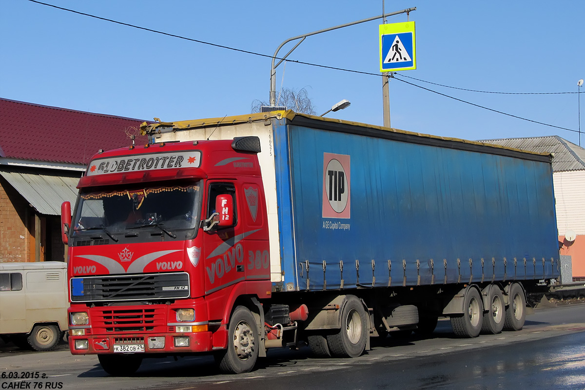 Архангельская область, № К 382 ОВ 29 — Volvo ('1993) FH12.380