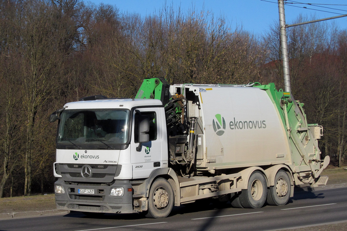 Литва, № GAF 457 — Mercedes-Benz Actros ('2009)