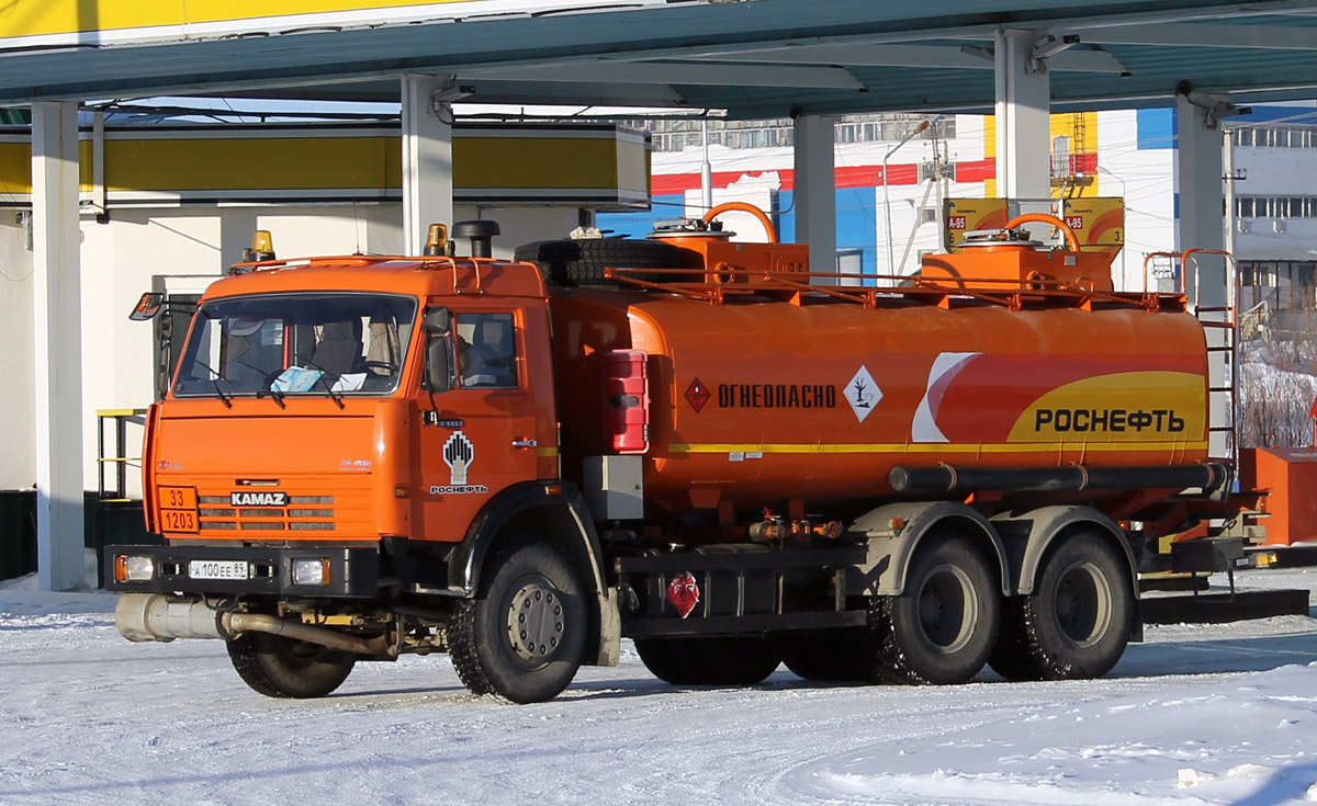 Ямало-Ненецкий автоном.округ, № А 100 ЕЕ 89 — КамАЗ-65115-62