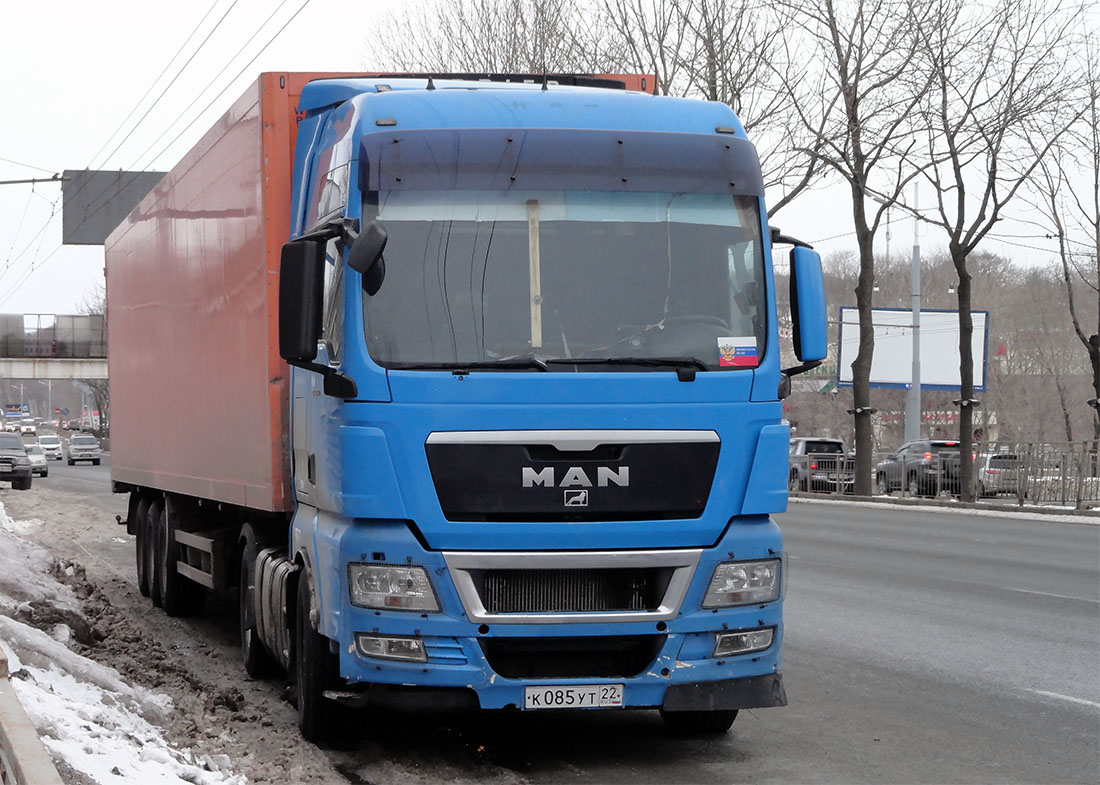 Алтайский край, № К 085 УТ 22 — MAN TGX ('2007) 18.440