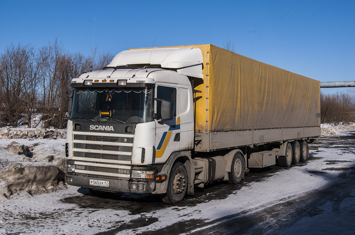 Ленинградская область, № Р 565 ЕК 47 — Scania ('1996) R124G