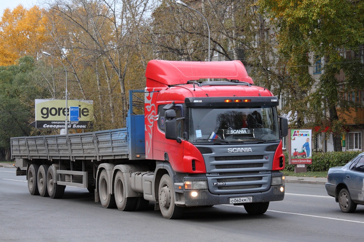 Томская область, № О 060 КМ 70 — Scania ('2004) P380