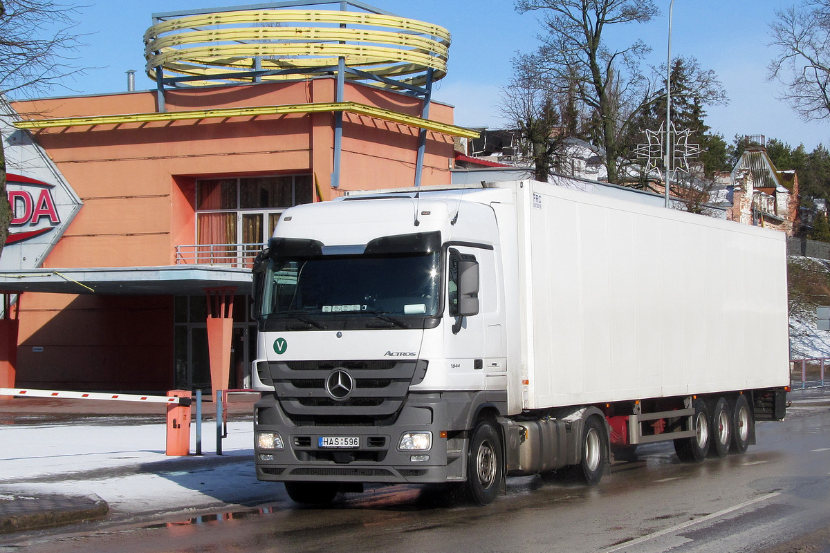 Литва, № HAS 596 — Mercedes-Benz Actros ('2009) 1844