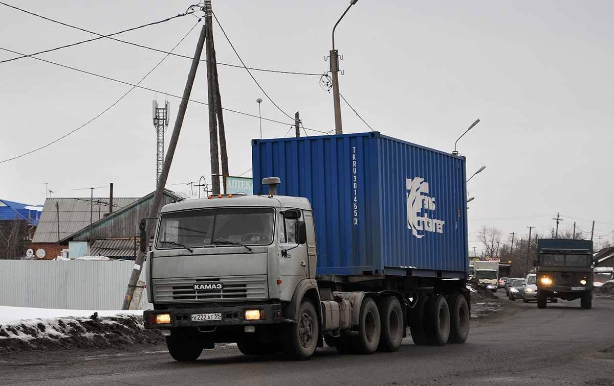 Омская область, № Н 222 АТ 55 — КамАЗ-54112