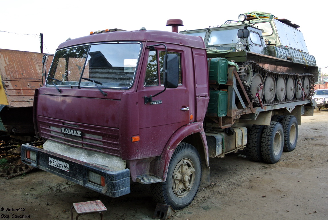 Сахалинская область, № М 602 КУ 65 — КамАЗ-53212