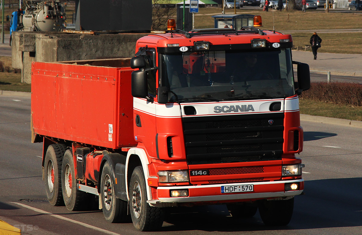 Литва, № HDF 570 — Scania ('1996) R114C