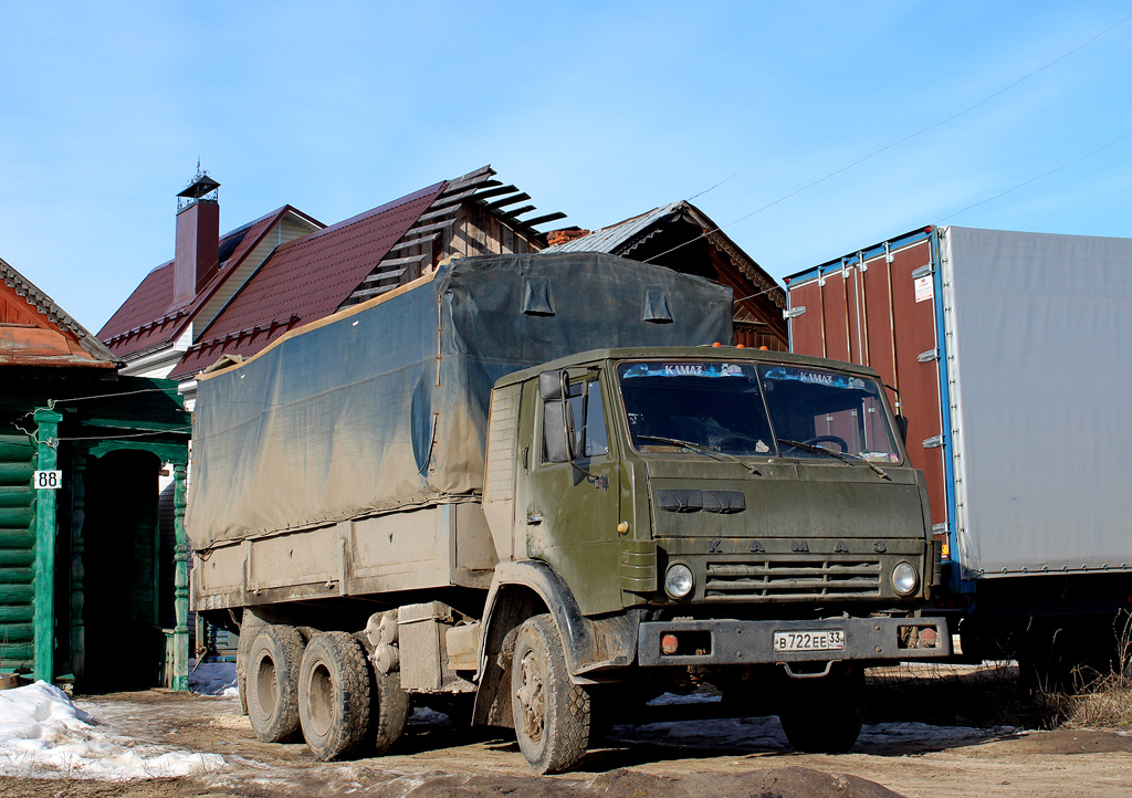 Владимирская область, № В 722 ЕЕ 33 — КамАЗ-53212