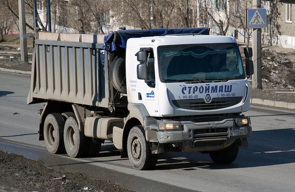 Удмуртия, № К 773 ВН 18 — Renault Kerax