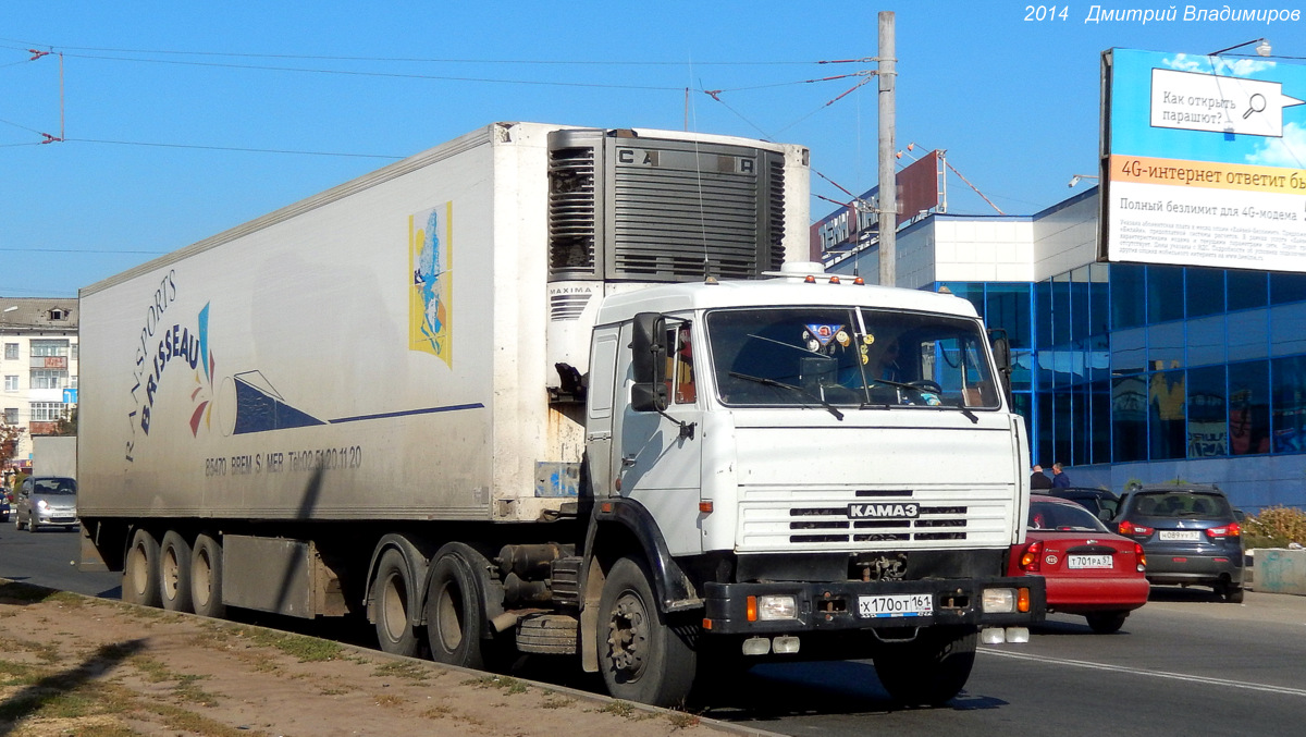 Ростовская область, № Х 170 ОТ 161 — КамАЗ-54115 (общая модель)