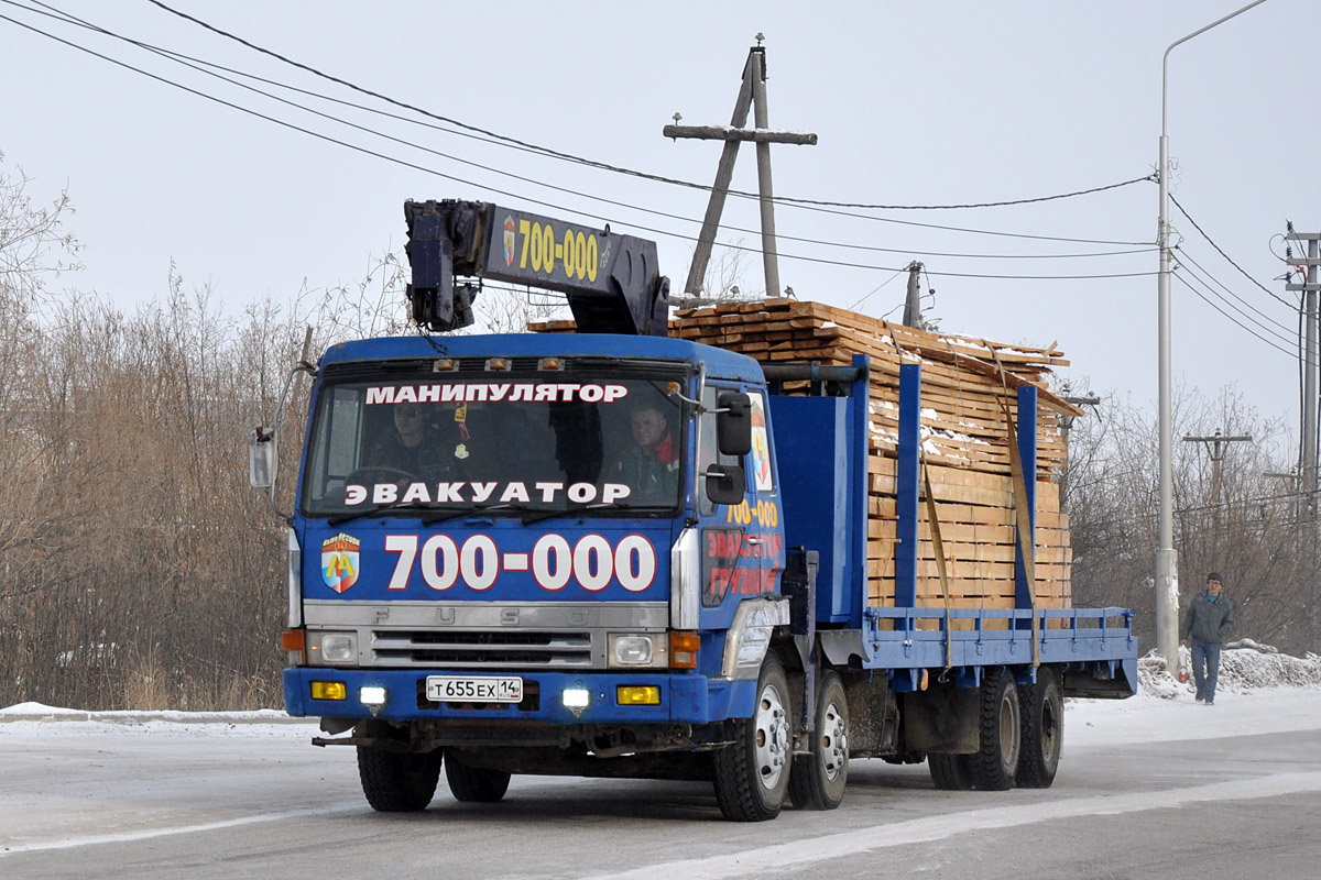 Саха (Якутия), № Т 655 ЕХ 14 — Mitsubishi Fuso The Great