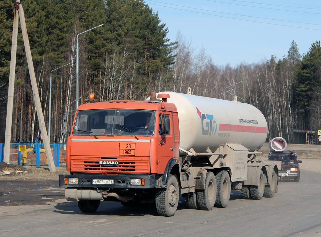 Рязанская область, № Т 805 КВ 62 — КамАЗ-54115-15 [54115R]