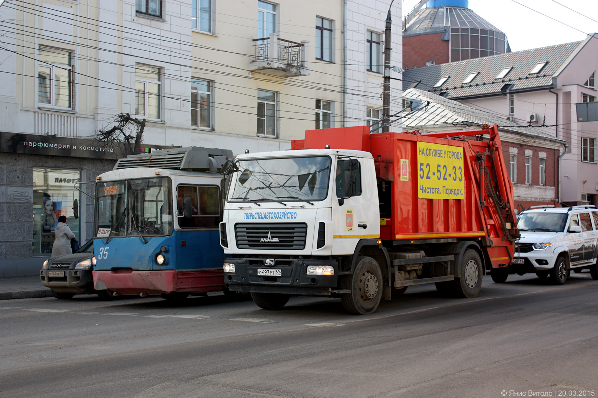 Тверская область, № О 497 РТ 69 — МАЗ-5340B2