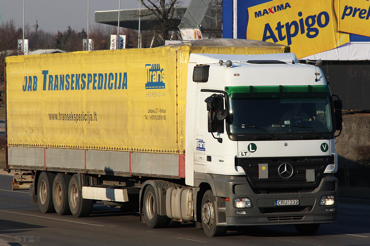 Литва, № CRU 232 — Mercedes-Benz Actros ('2003) 1844