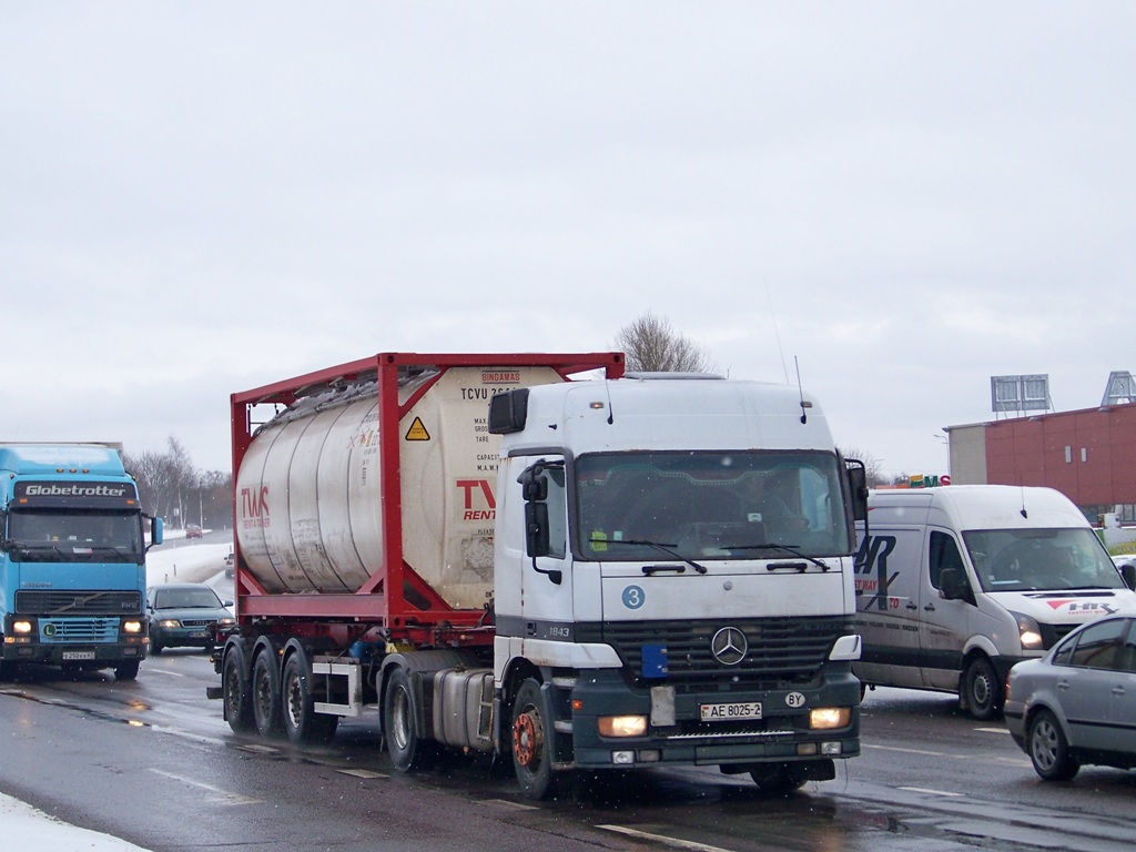 Витебская область, № АЕ 8025-2 — Mercedes-Benz Actros ('1997) 1843