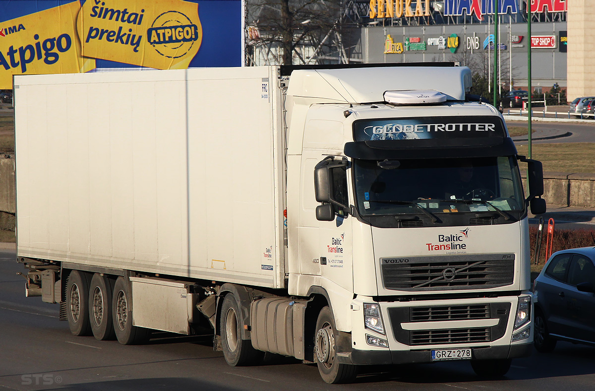 Литва, № GRZ 278 — Volvo ('2008) FH.460